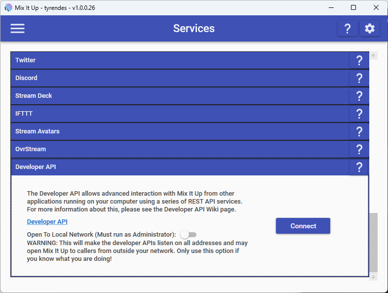 Developer APIs